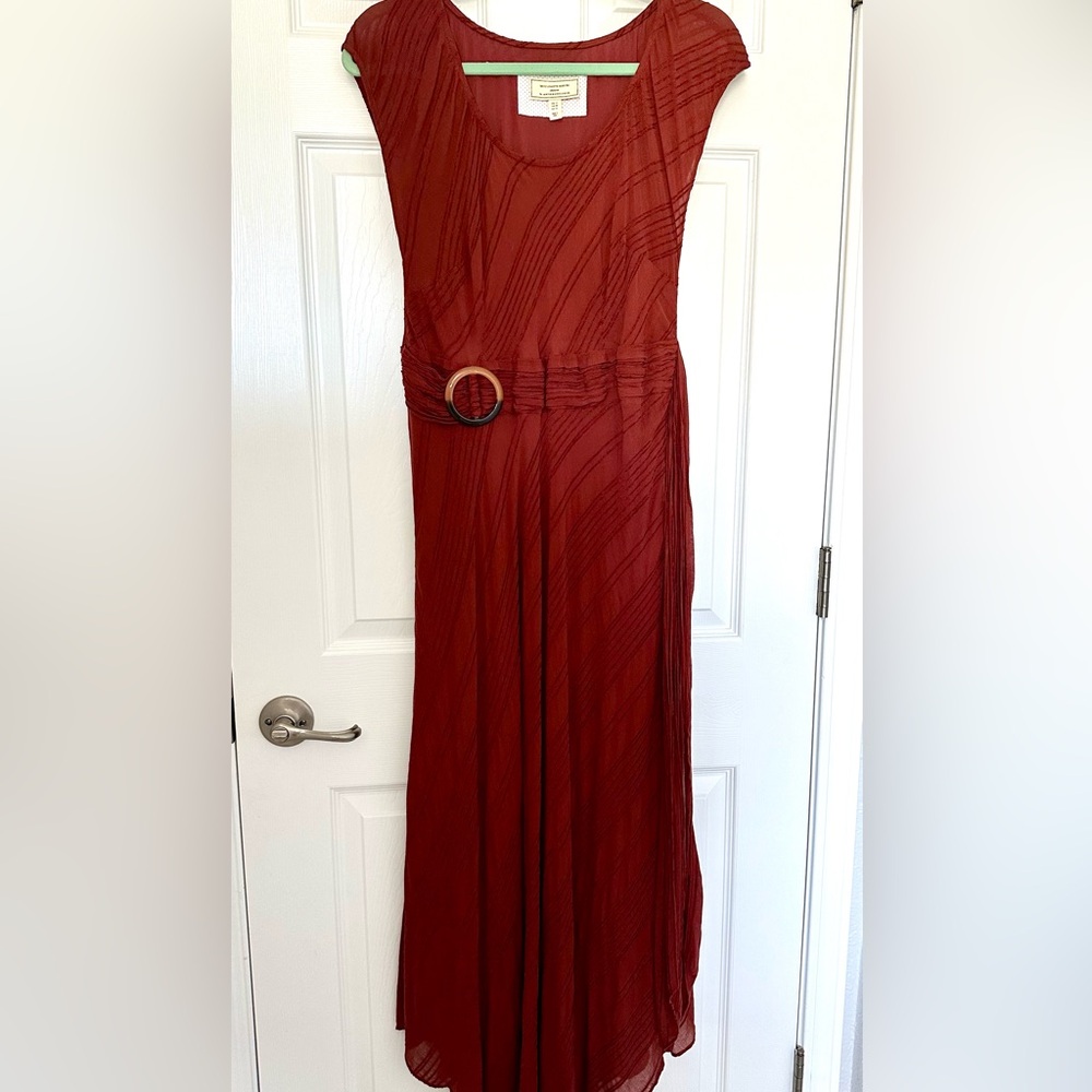 Anthropologie Moulinette Soeurs Cinnibar textured maxi